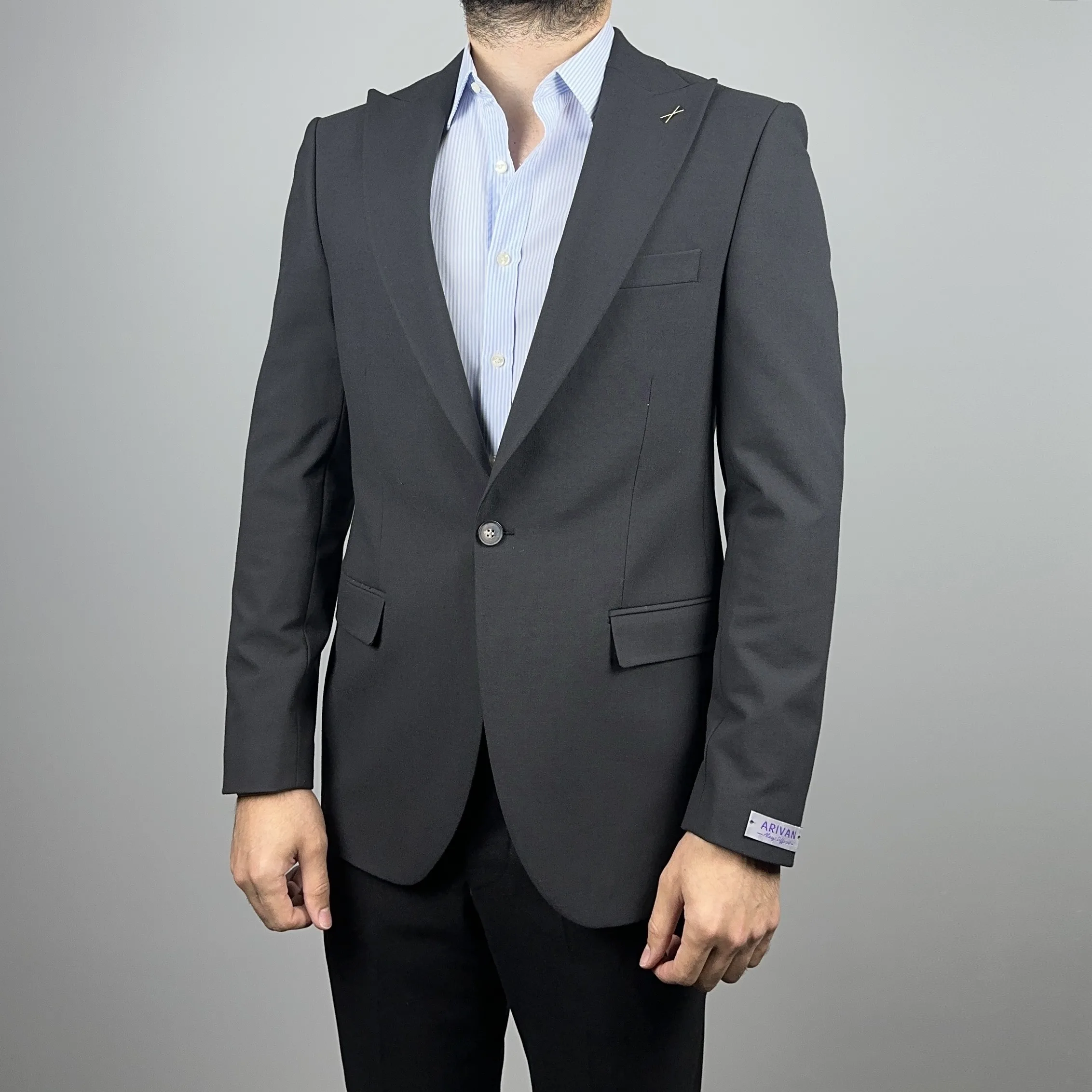 کت تک مردانه آریوان مدل یقه پیک 033