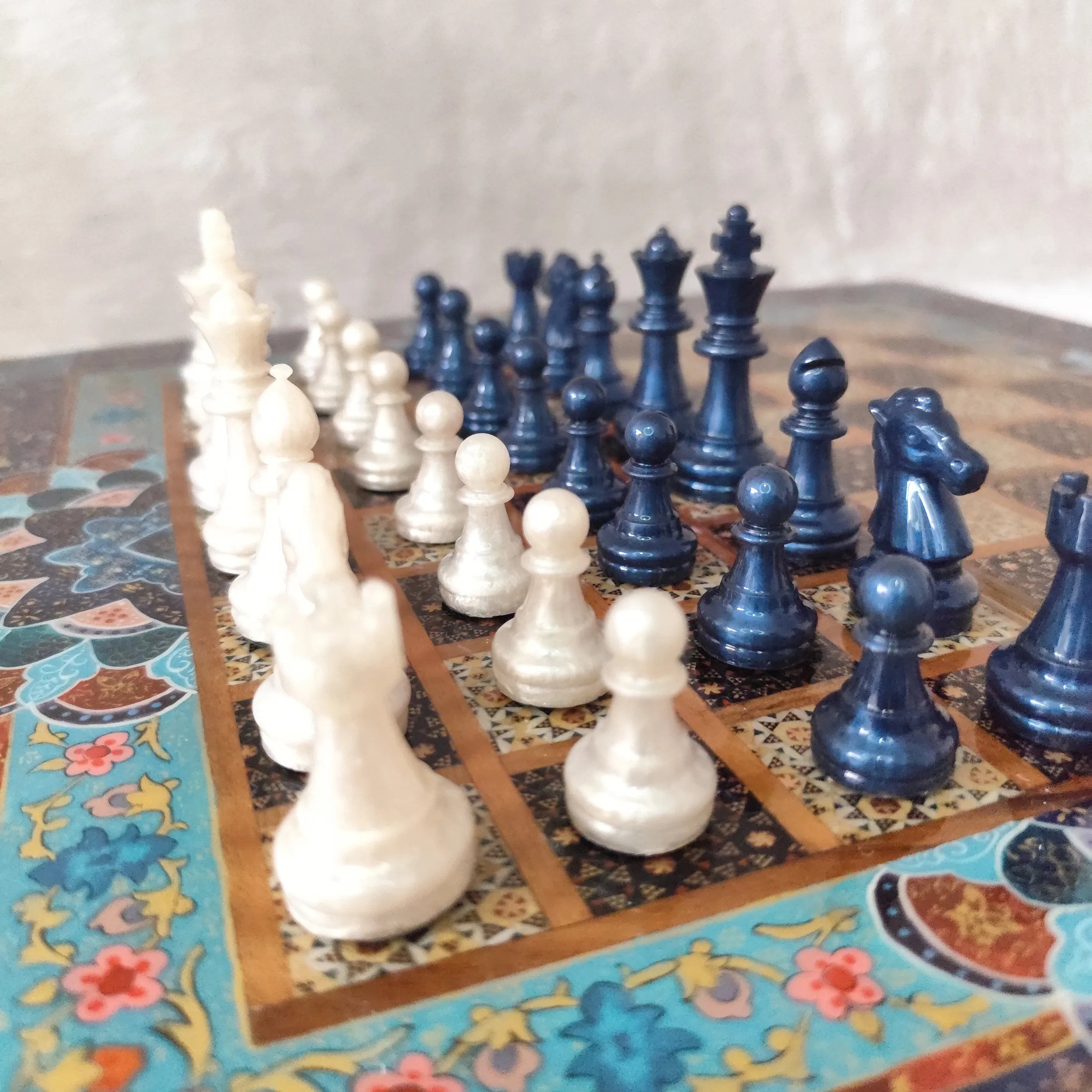 مهره شطرنج مدل رخ سنگ کد SS22 مجموعه 32 عددی