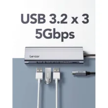 هاب 7 پورت USB-C لکسار مدل H31
