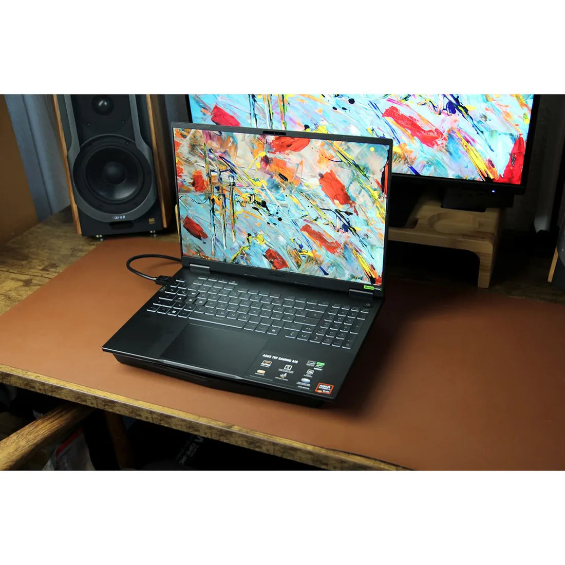 لپ تاپ 16 اینچی ایسوس مدل TUF Gaming A16 FA608WV-RL055W-R9 AI HX370-32GB LPDDR5X 7500MHz-1TB SSD-RTX4060 8GB-FHD 144Hz-W