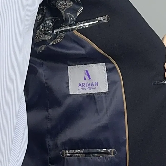 کت تک مردانه آریوان مدل یقه پیک 033