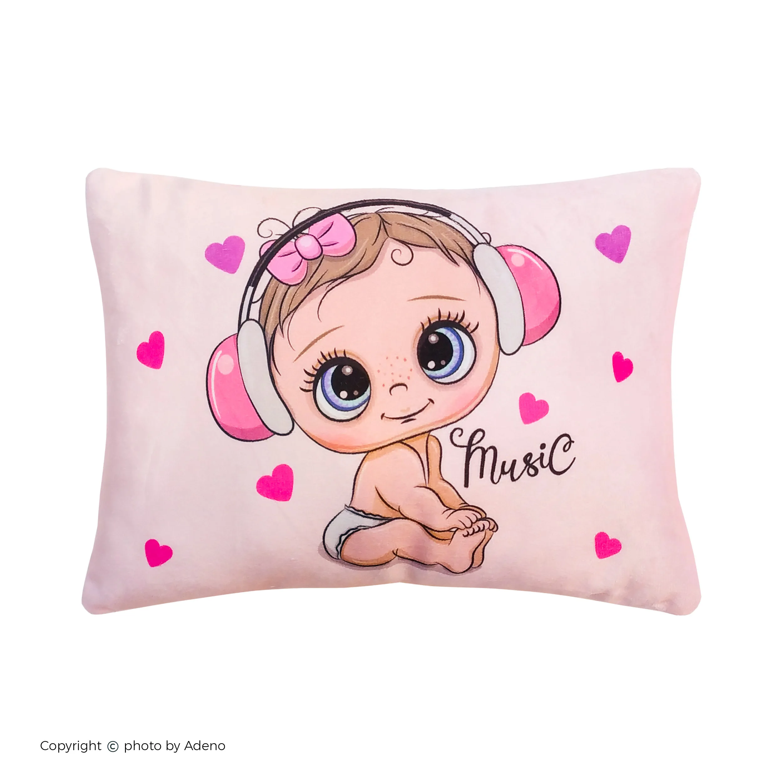 سرویس خواب نوزاد 3تکه آدنو مدل سفری طرح its a girl