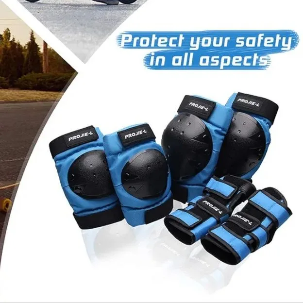 لوازم ایمنی اسکیت پروجی مدل ۶ تکه سایز XL