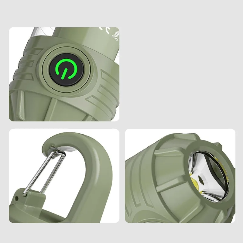 نورافکن دستی مدل SJ-013 با نور مهتابی