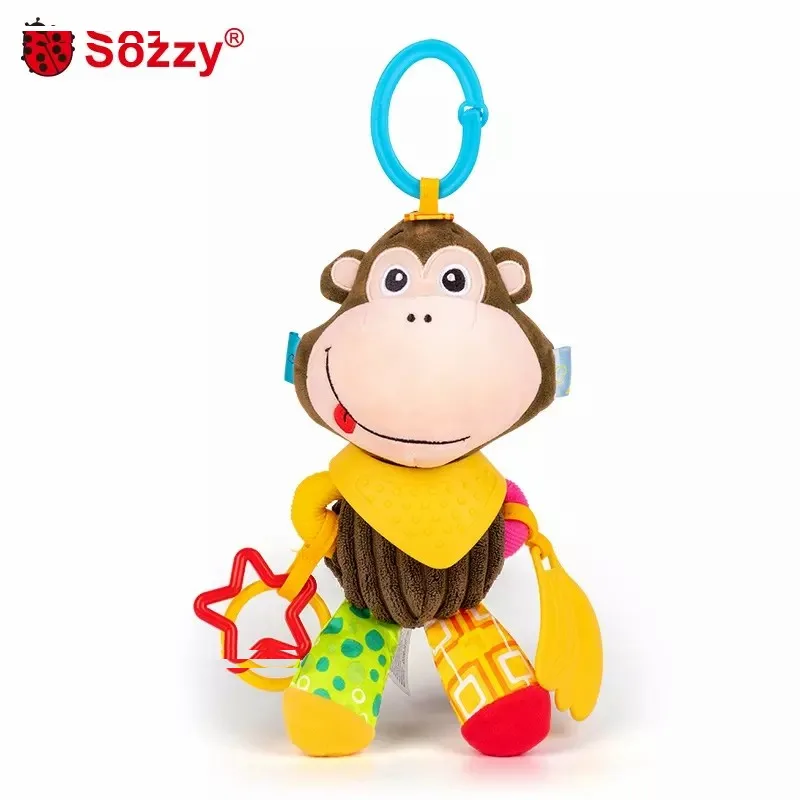 آویز تخت کودک سوزی طرح میمون مدل WLTH8103S