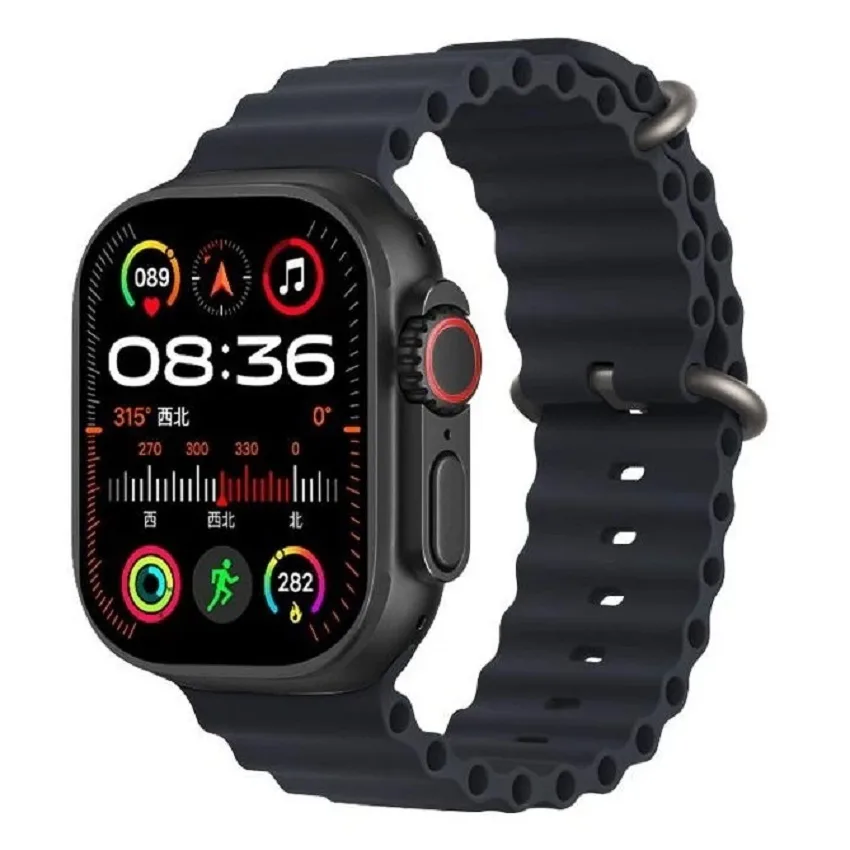 ساعت هوشمند 46 میلی متری مدل SEVEN PLUS IN ONE 1+7 بند سیلیکونی