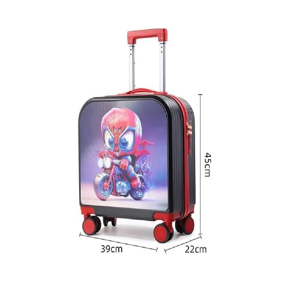 چمدان کودک مدل مرد عنکبوتی سه بعدی