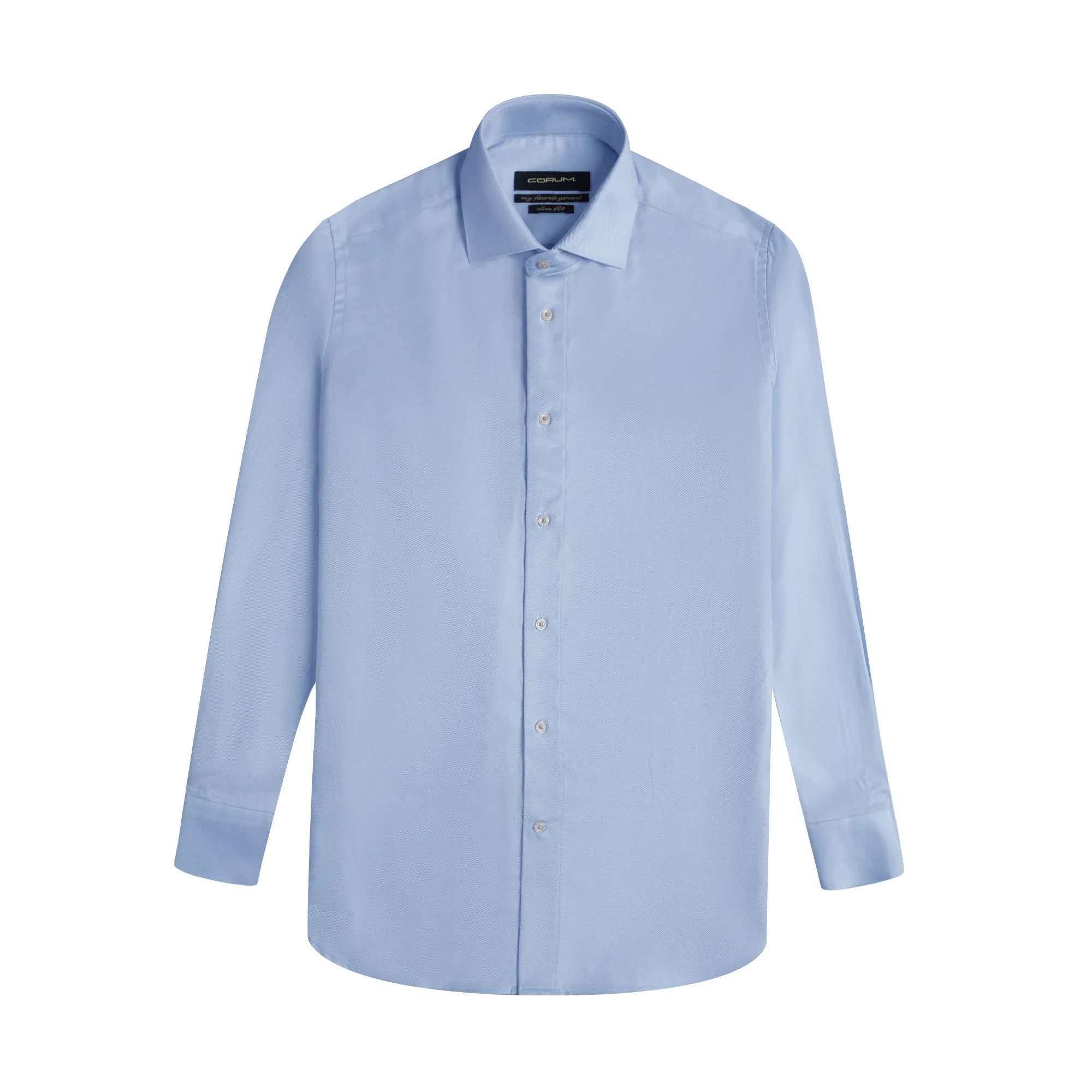 پیراهن آستین بلند یقه برگردان مردانه کروم مدل 2410123