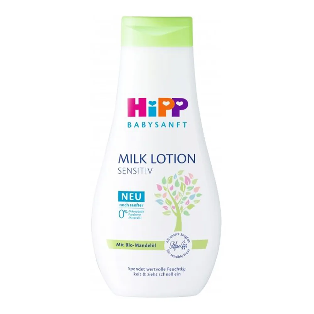 لوسیون بدن کودک هیپ مدل milk lotion حجم 350 میلی لیتر