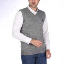 ژیله مردانه تریکو پاییزان مدل J700 ملانژ