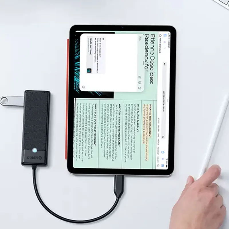 هاب 4 پورت USB-C اوریکو مدل PAPW4A-C3-015