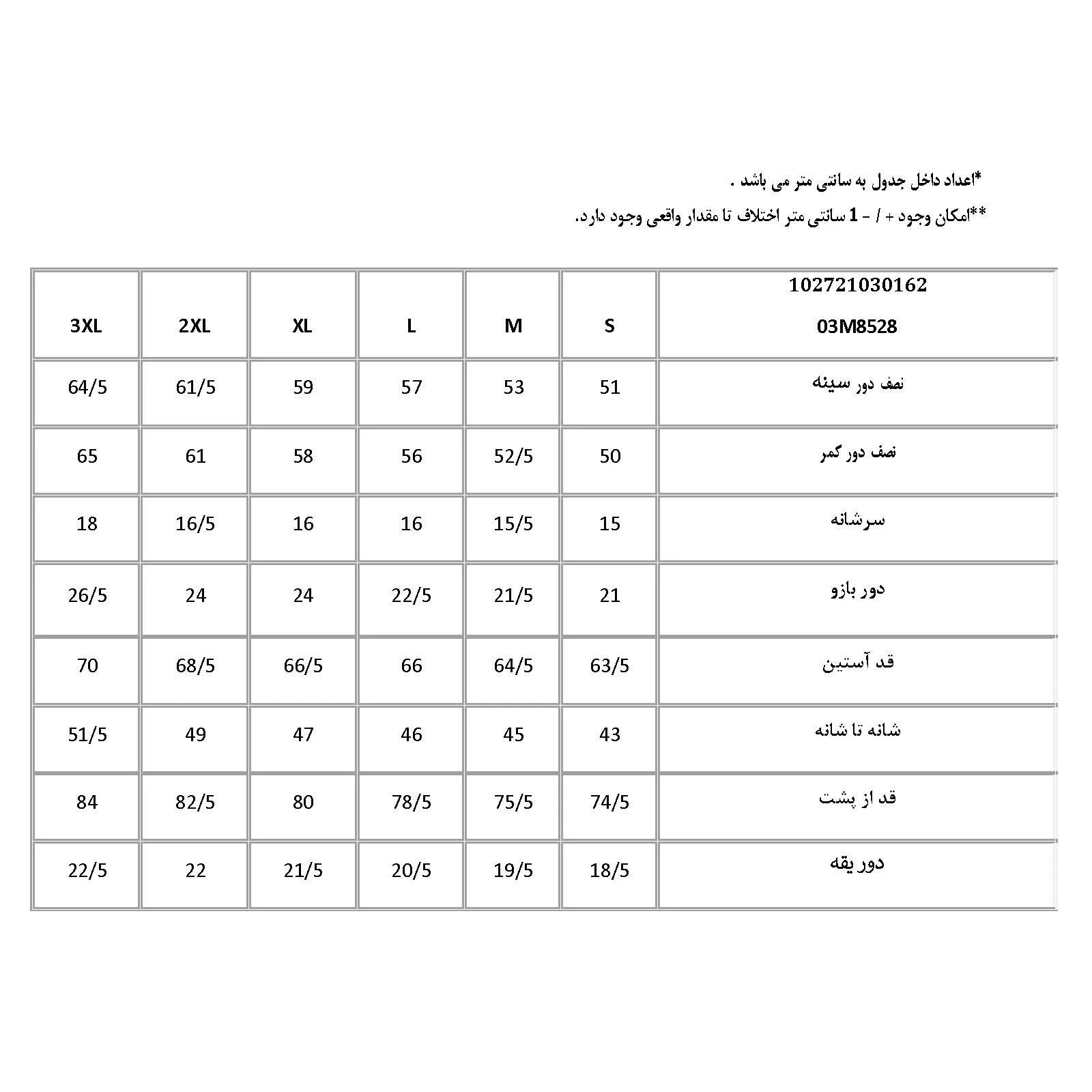 پیراهن آستین بلند مردانه پاتن جامه مدل کلاسیک 102721030162433 طرح راه راه