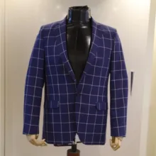 کت تک مردانه مدل MUSTARD CHECK