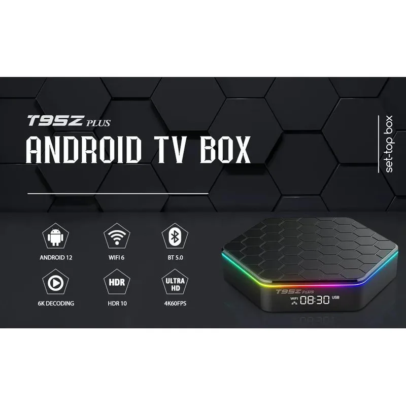 اندروید باکس مدل T95Z Plus به همراه کیبورد بیسیم
