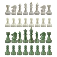 مهره شطرنج مدل رخ سنگ کد SS44 مجموعه 32 عددی