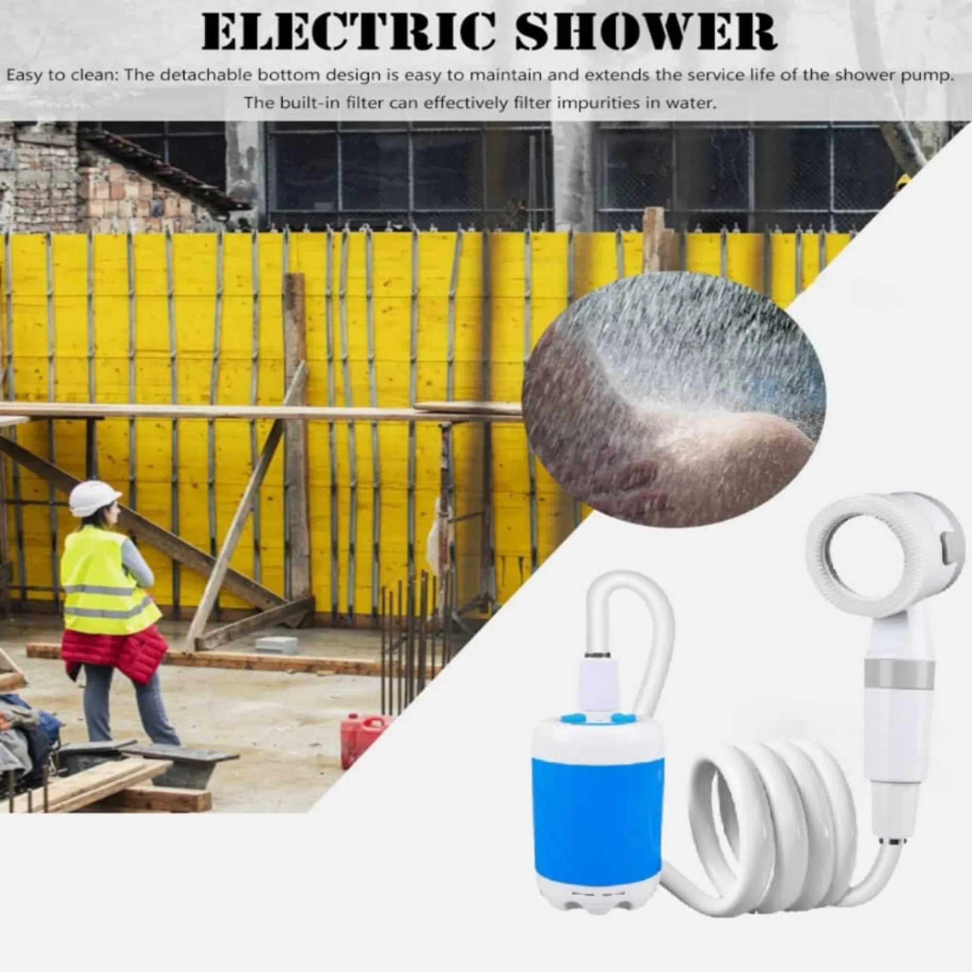 دوش سفری مدل شارژی