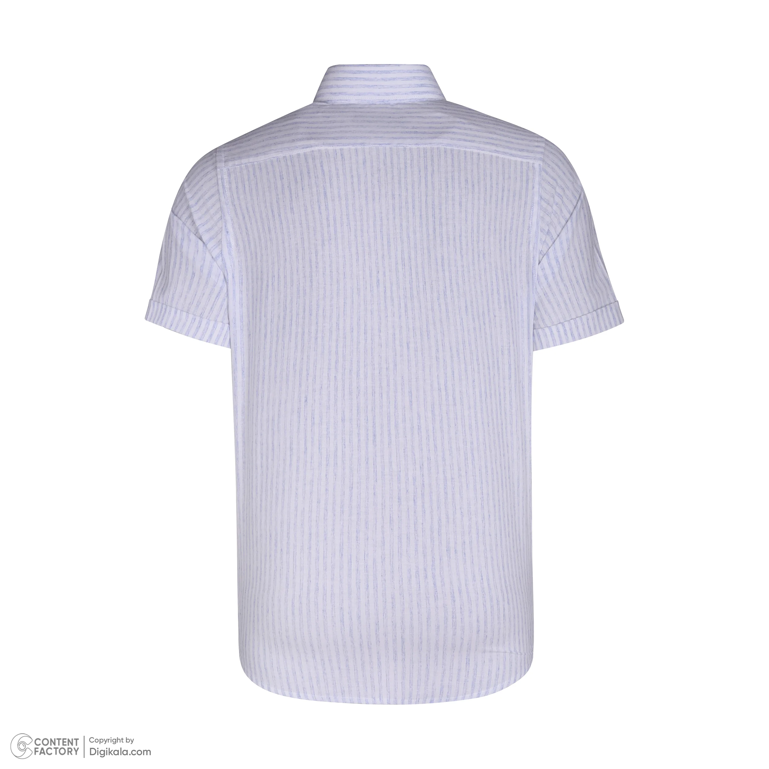 پیراهن آستین کوتاه یقه برگردان مردانه پاتن جامه مدل 04MC8113