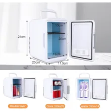 یخچال هیبریدی خودرو مدل Cooler and Heater ظرفیت 4 لیتر