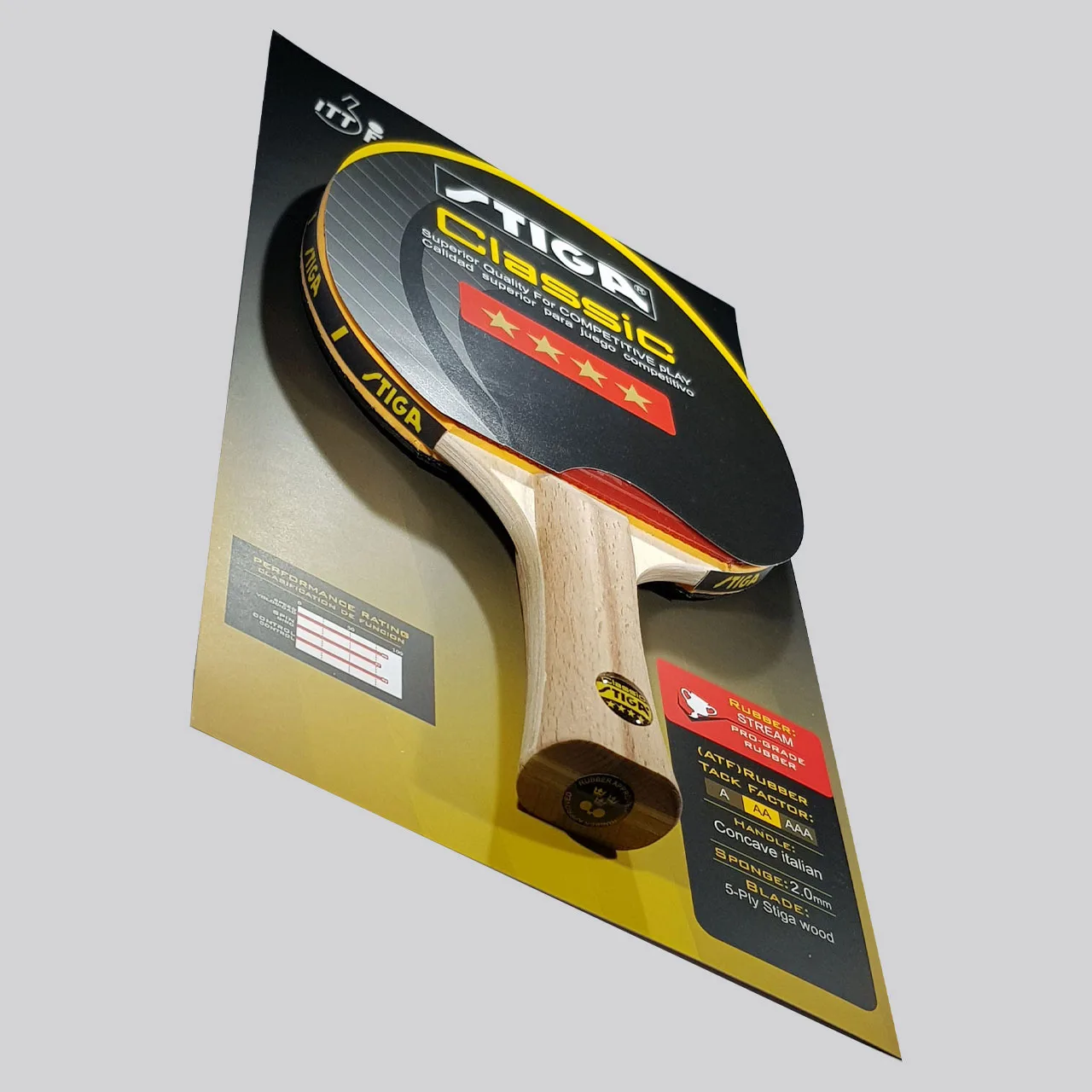 راکت پینگ پنگ استیگا مدل V.M 24 مجموعه دو عددی