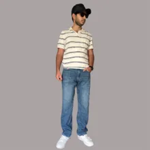 شلوار جین آزاد مردانه تروساردی مدل hmmm