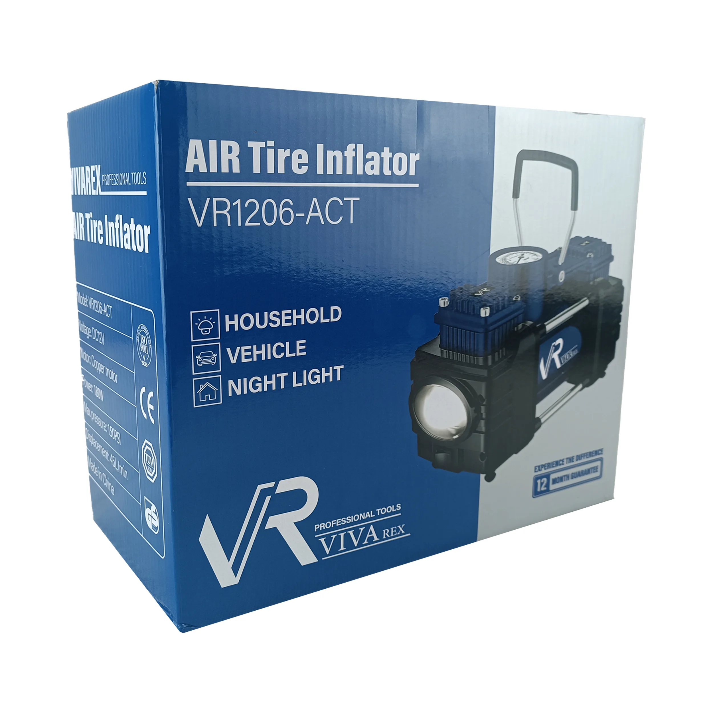 کمپرسور هوا ویوارکس مدل VR 1206-ACT