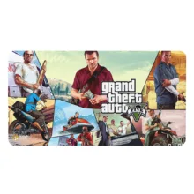 ماوس پد مخصوص بازی هومرو مدل MX215 طرح بازی جی تی ای GTA V