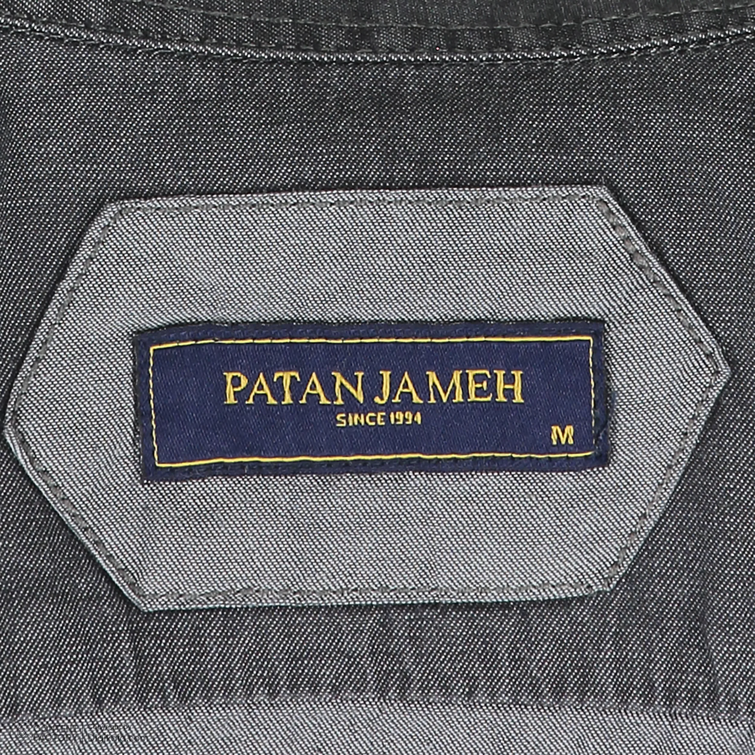 پیراهن آستین کوتاه یقه برگردان مردانه پاتن جامه مدل 04MC8113