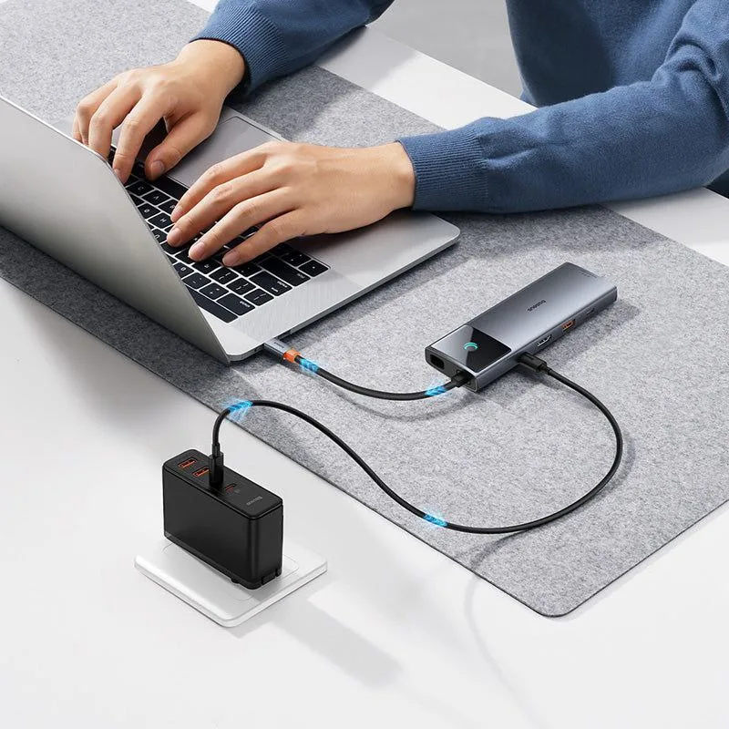 هاب 10 پورت USB-C بیسوس مدل BS-OH084