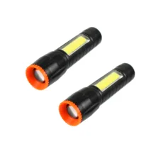 چراغ قوه دستی اوکسو کد OK-511 با نور مهتابی مجموعه 2 عددی