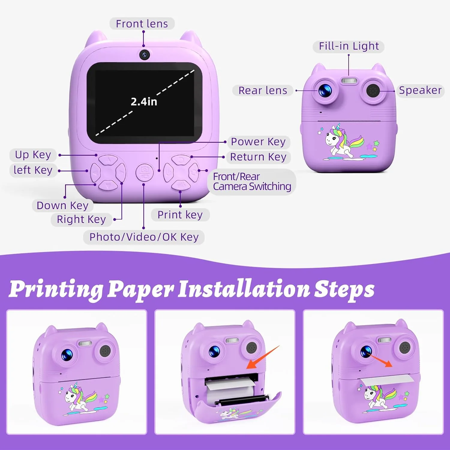 دوربین عکاسی چاپ سریع اسمارطور مدل D8S-GO