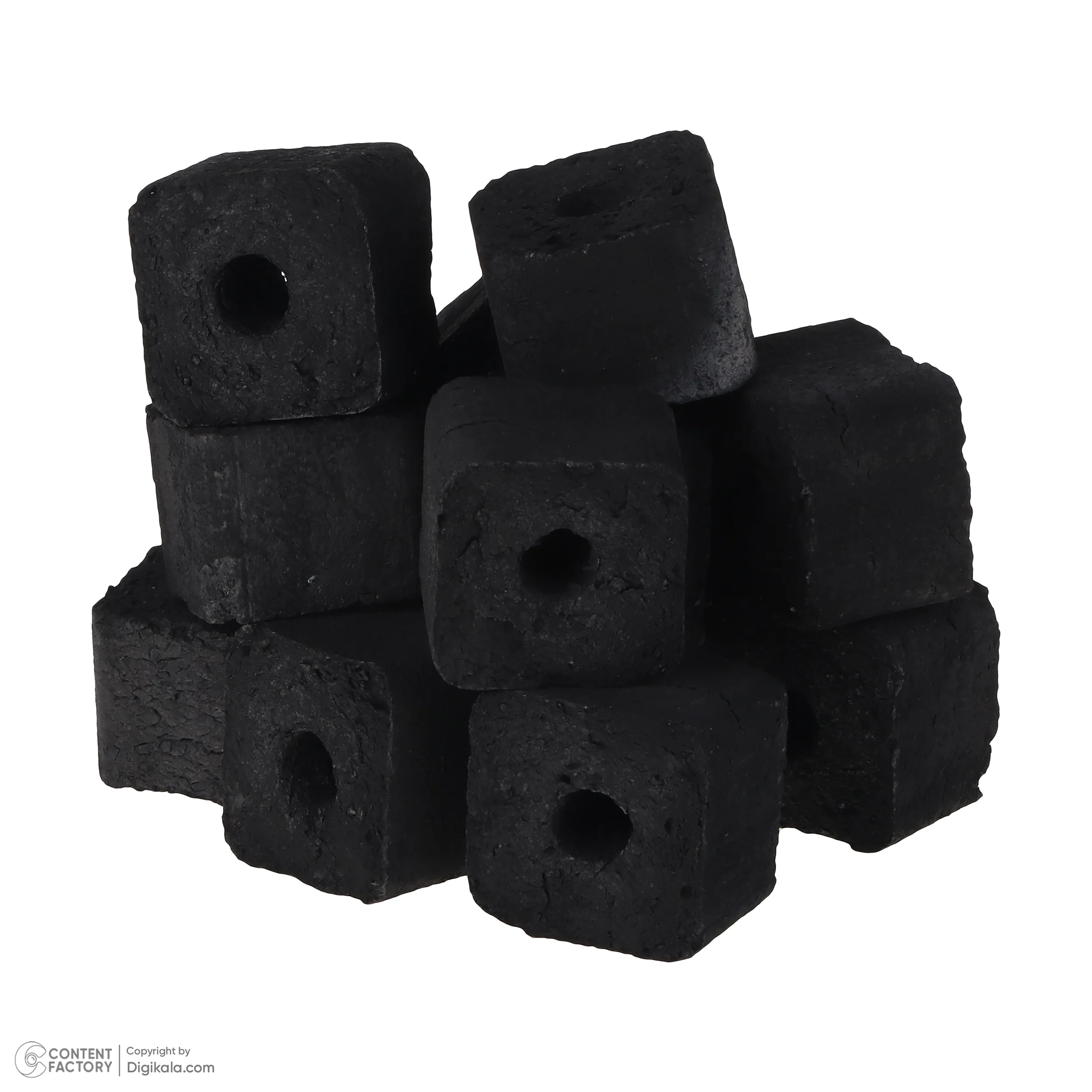 زغال سرخ آبی نمینی مدل فشرده برش خورده کد 830006 وزن 6 کیلوگرم