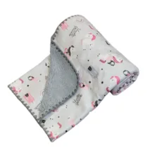 پتو نوزاد مادرکر مدل اسب و دختر زمستانی سایز 80×80 سانتی متر