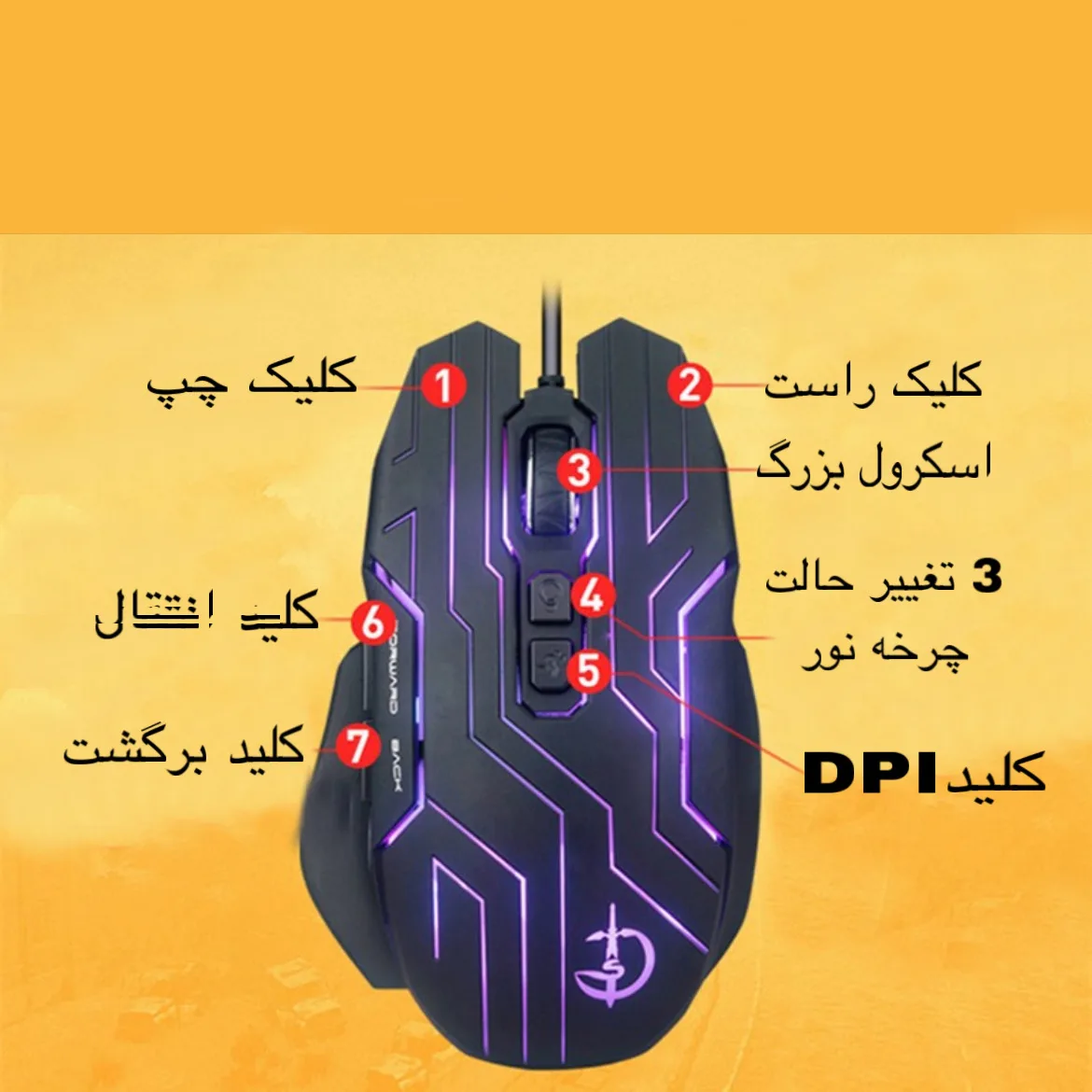 ماوس گیمینگ مدل G600