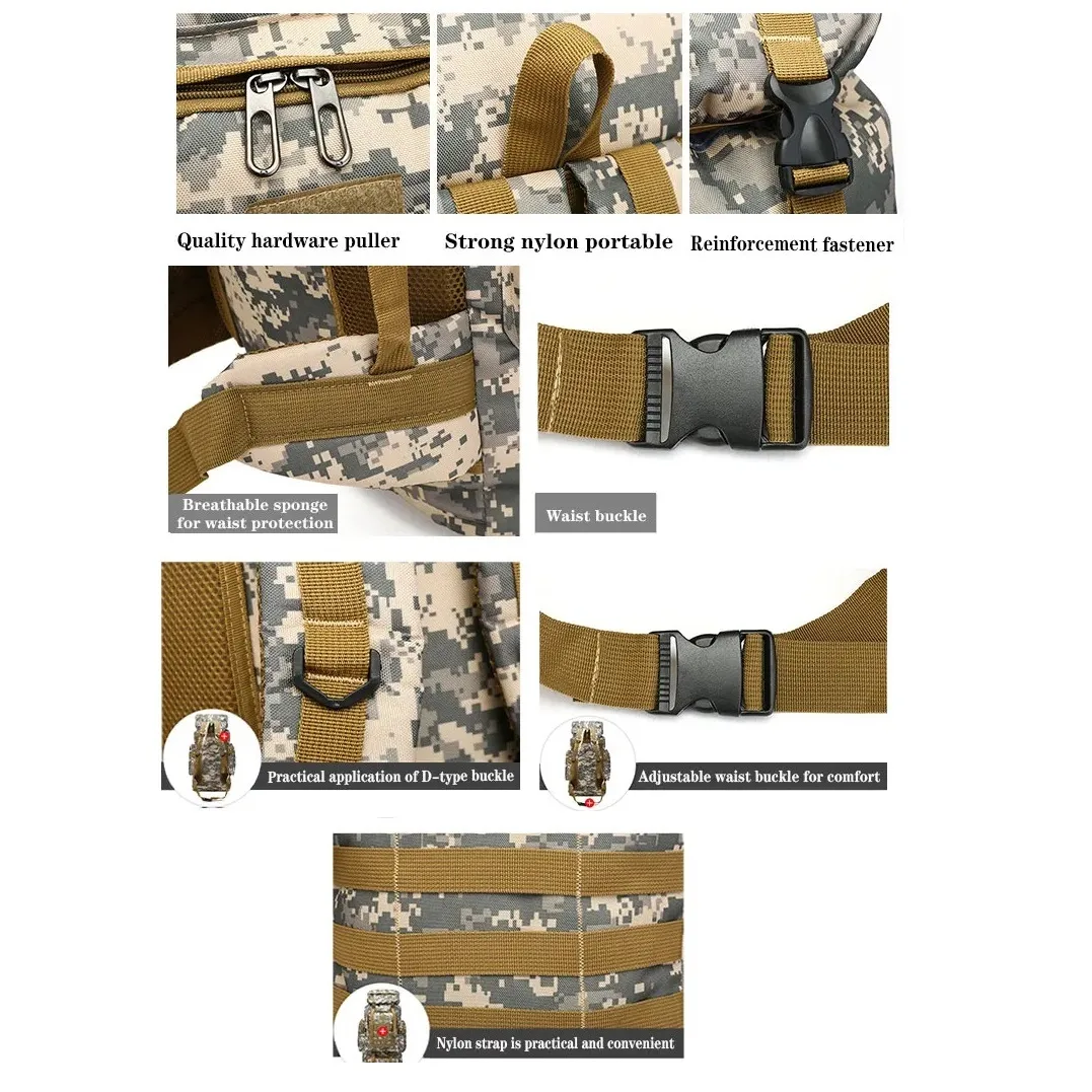 کوله پشتی کوهنوردی 80 لیتری آلوا مدل BTY-3077