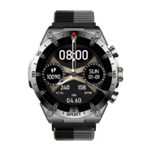 ساعت هوشمند گلوریمی مدل K2 دارای قابلیت های صفحه نمایش رنگی و لمسی، کنترل سطح اکسیژن، بند سیلیکونی