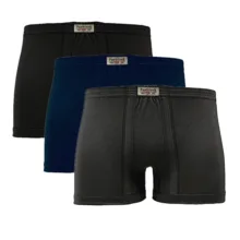 شورت پادار مردانه پنبینه مدل نخ پنبه خالص صادراتی مجموعه 3 عددی