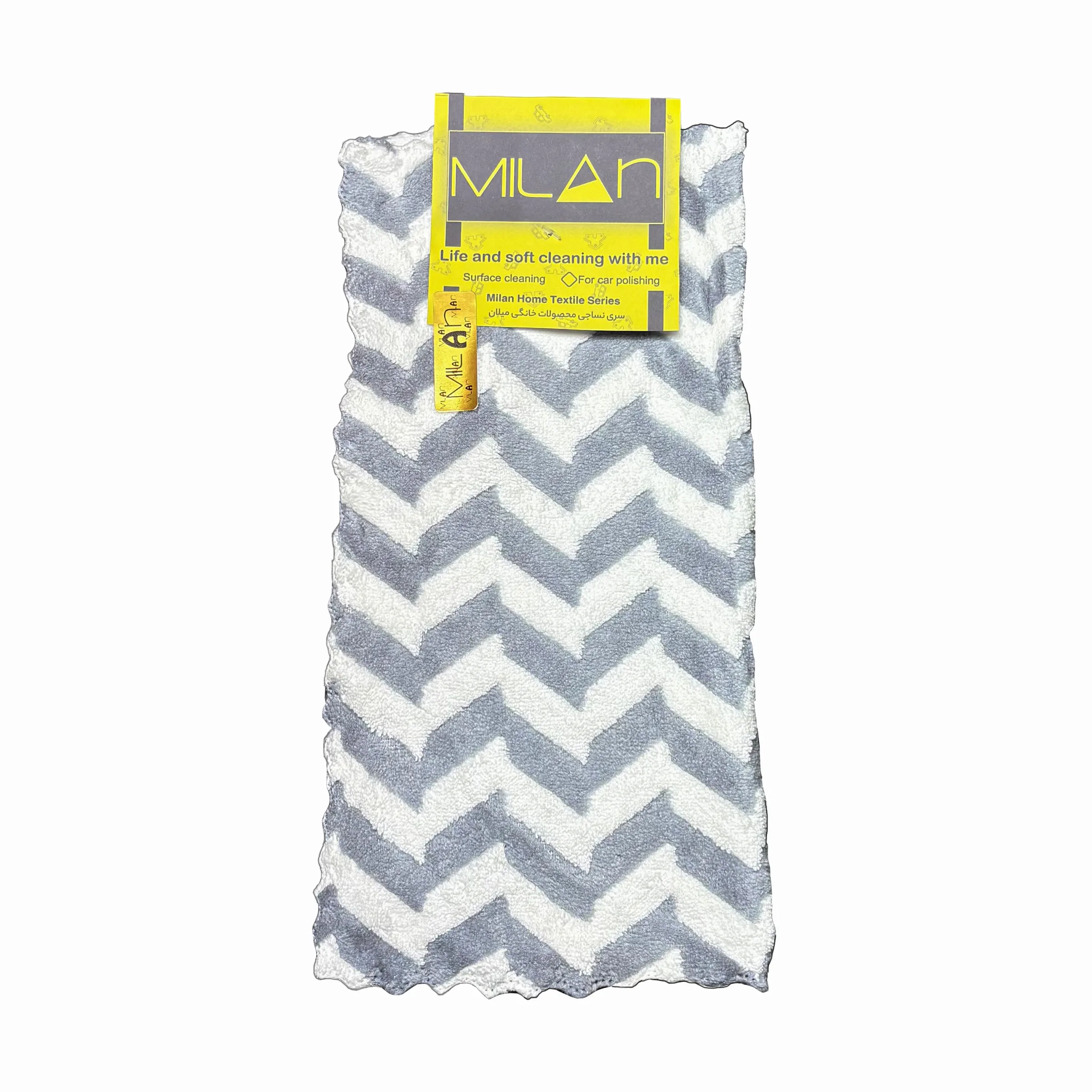 دستمال سرامیک و پولیش خودرو میلان مدل پولیشی زیگزال