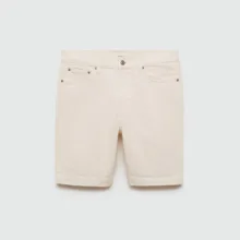 شلوارک مردانه مانگو مدل REGULAR FIT DENIM