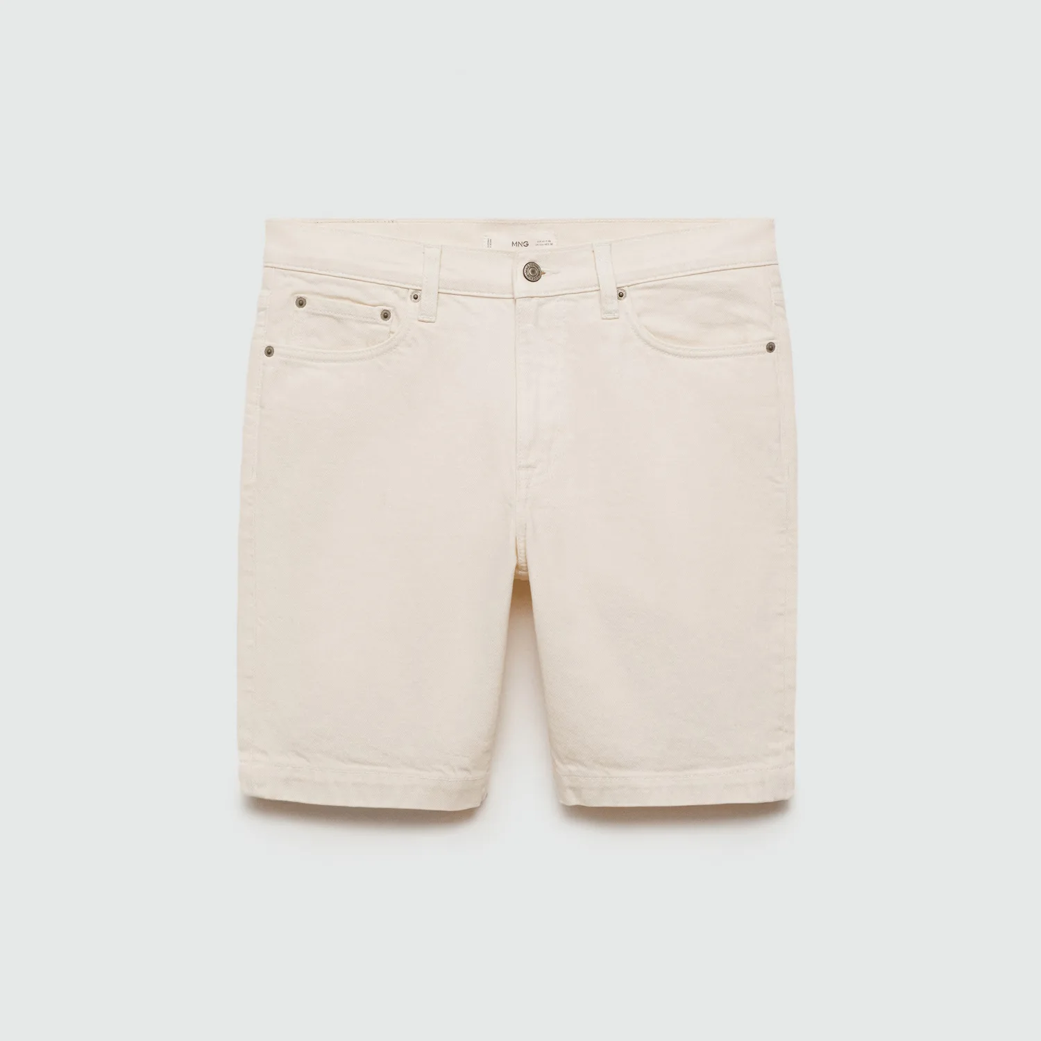 شلوارک مردانه مانگو مدل REGULAR FIT DENIM