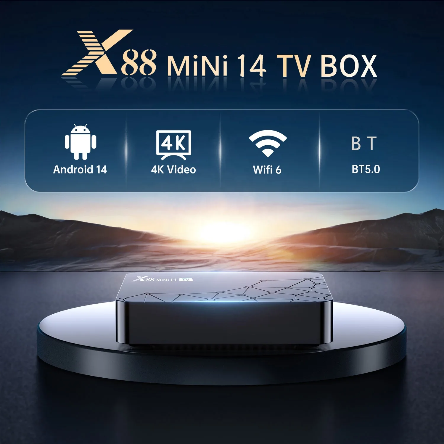 اندرویدباکس ایکس88 مدل mini 14 2/16gb