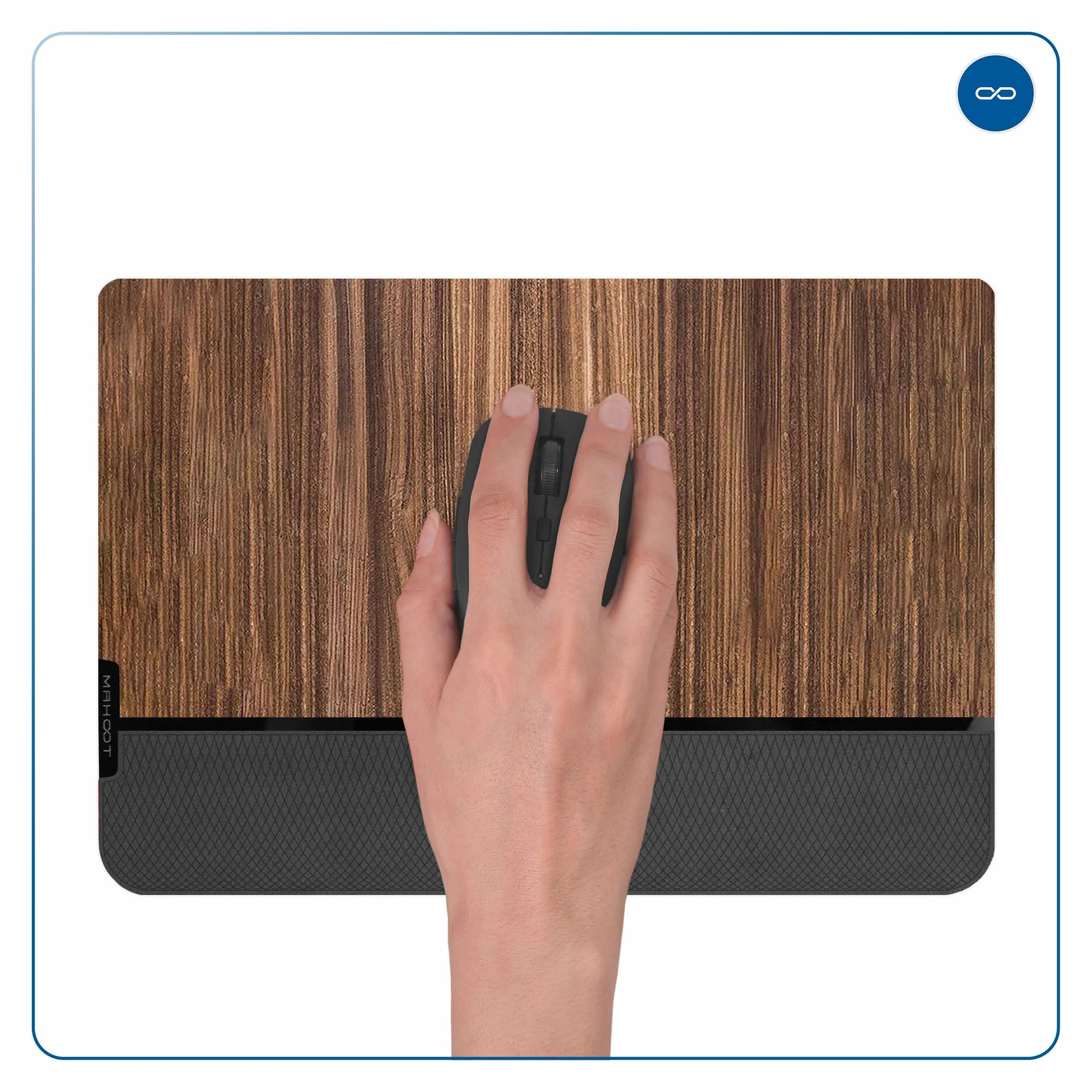 ماوس پد ماهوت مدل PRO- Light-Walnut-Wood