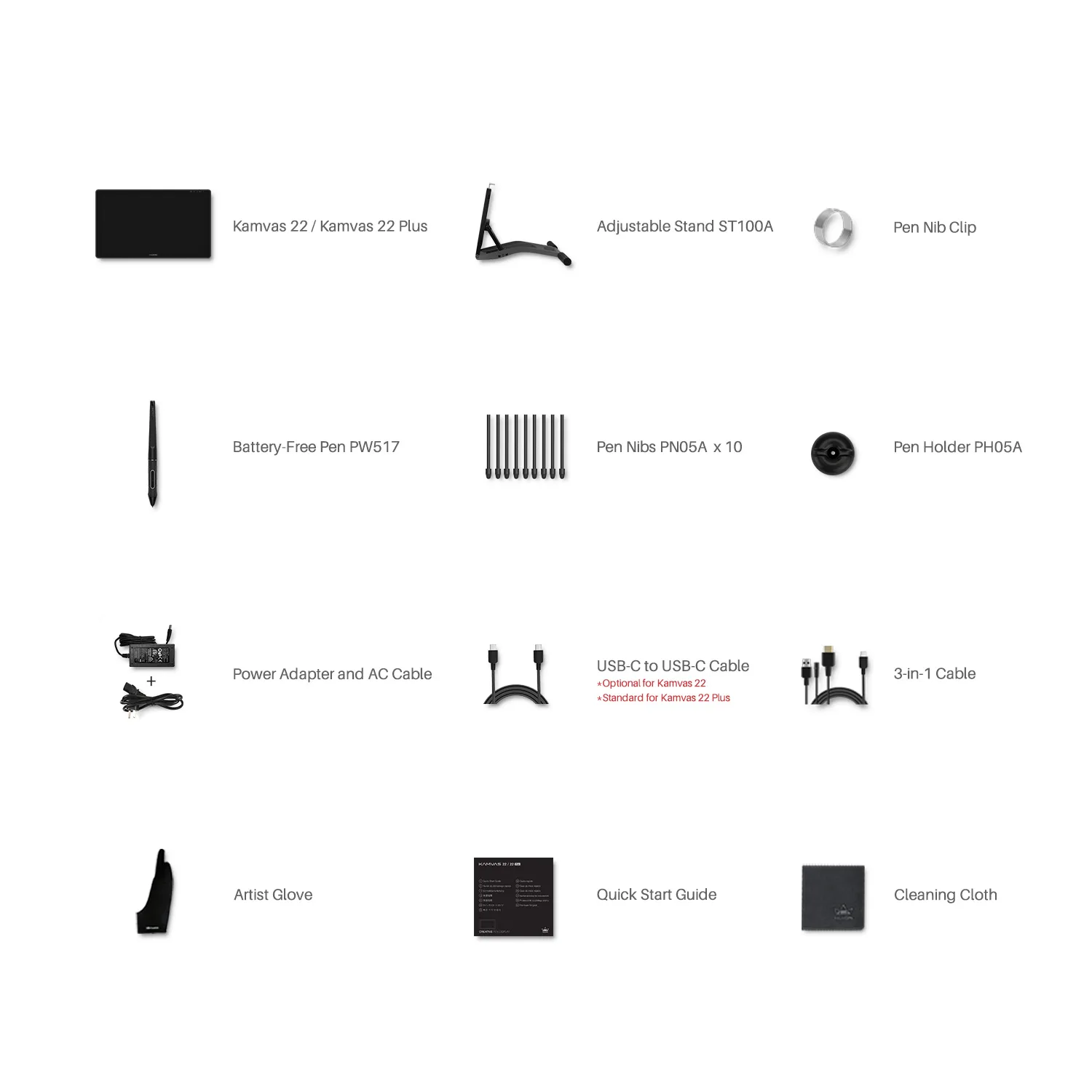 تبلت گرافیکی هوئیون مدل 2020 KAMVAS 22 Plus