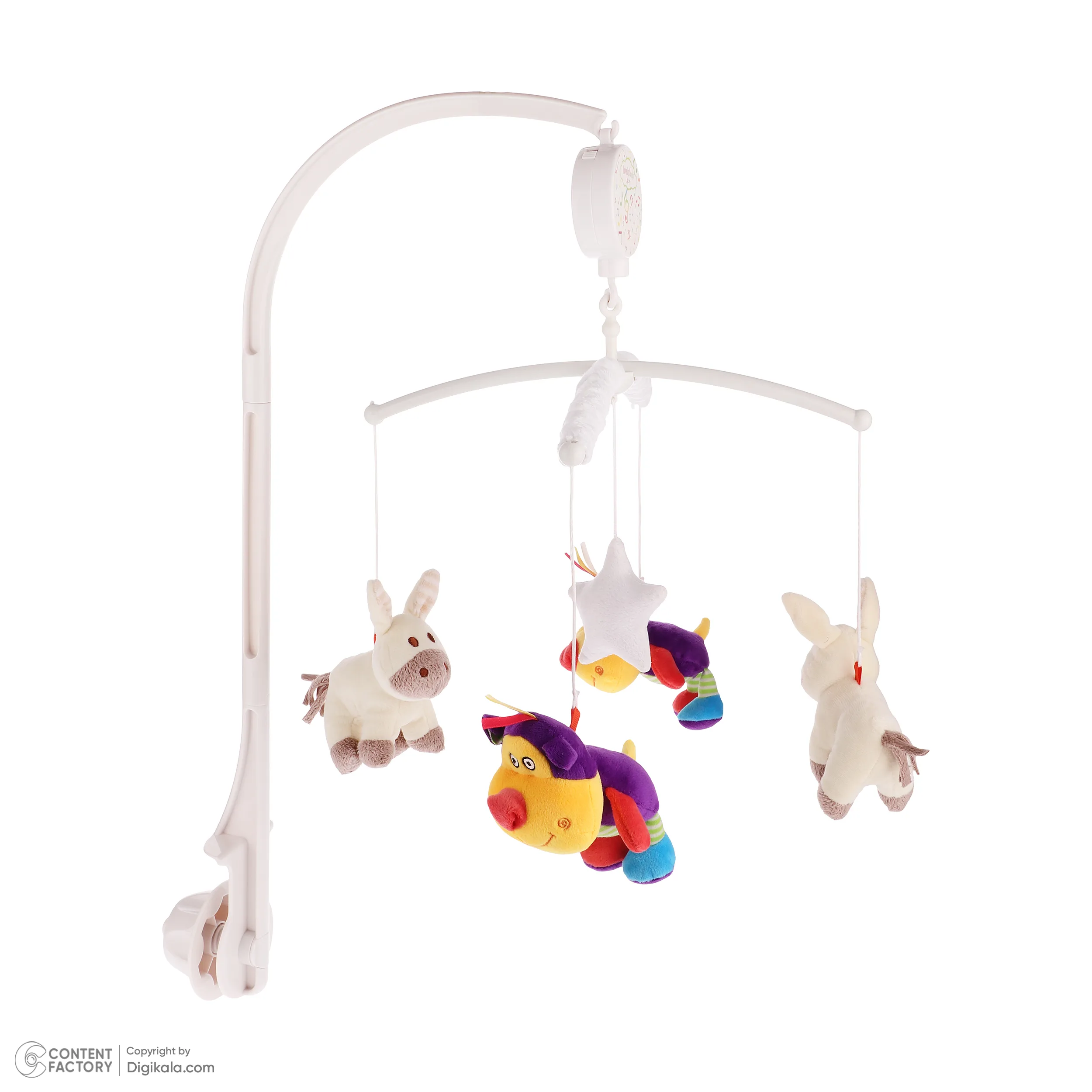 آویز تخت کودک مدل الاغ و میمون کد 005