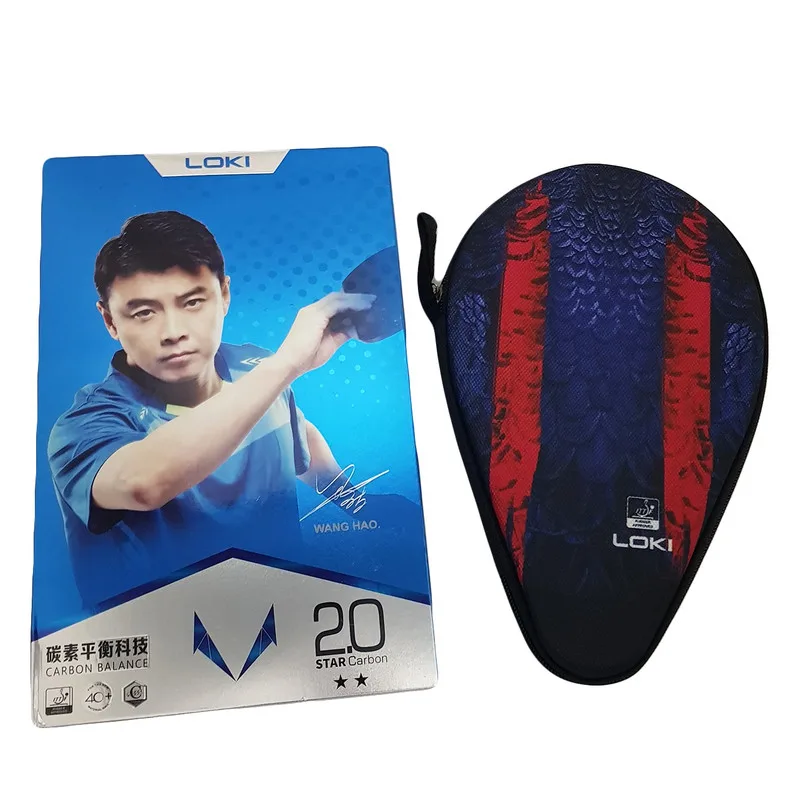 راکت پینگ پنگ لوکی مدل 2star carbon