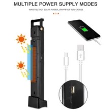 چراغ اضطراری و کمپینگ مدل HEL-2866T با نور مهتابی و آفتابی