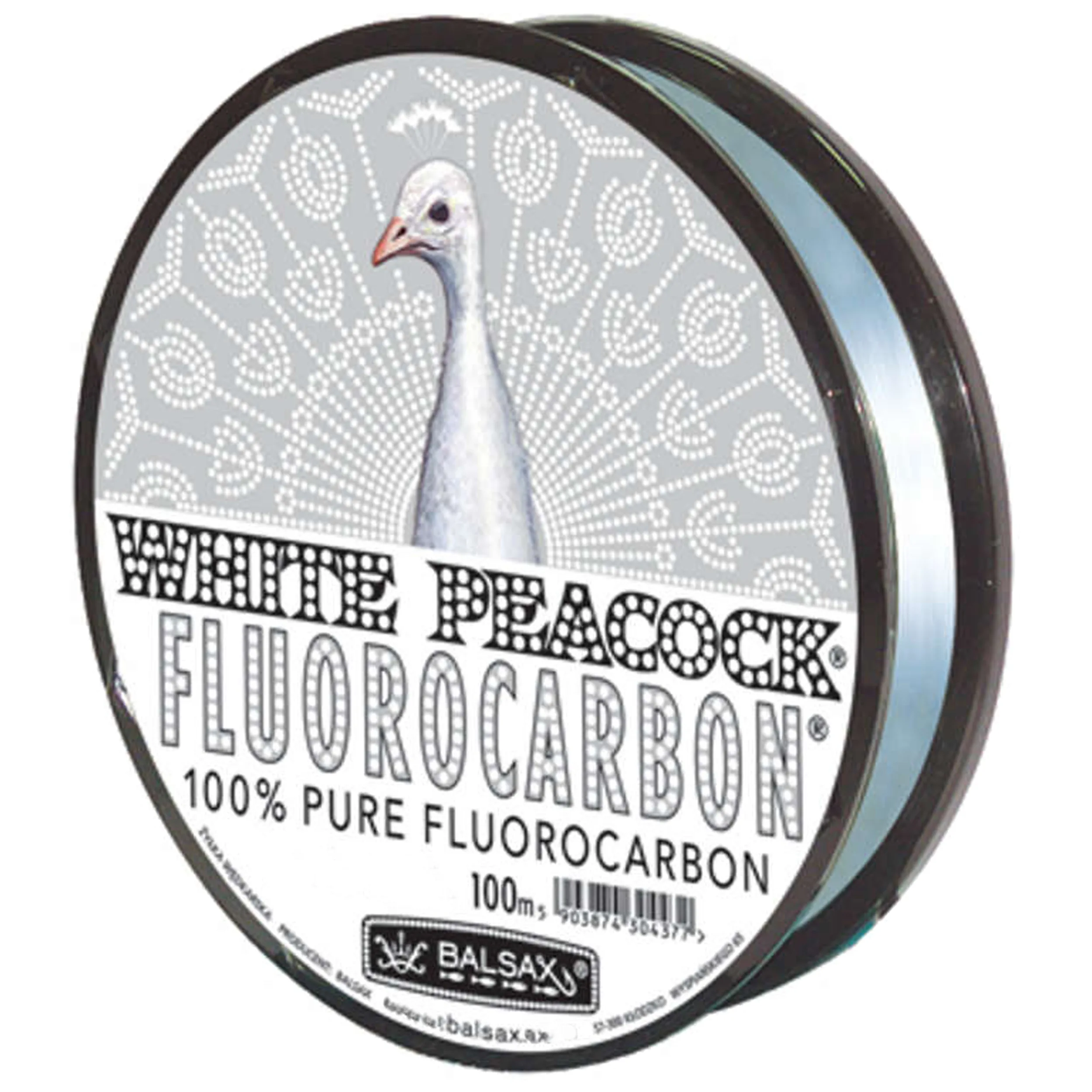 نخ ماهیگیری بالساکس مدل White Peacock-Fluorocarbon سایز 0.35 میلی متر
