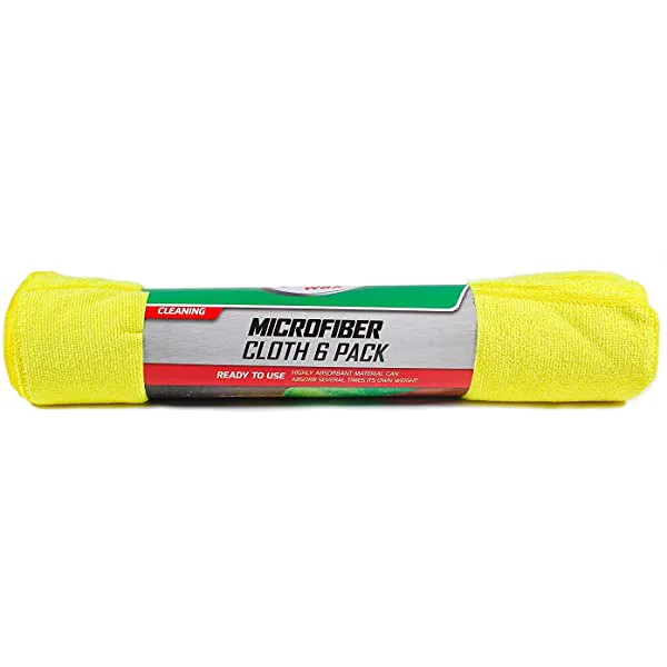 دستمال خودرو ترتل واکس مدل Microfiber بسته 6 عددی