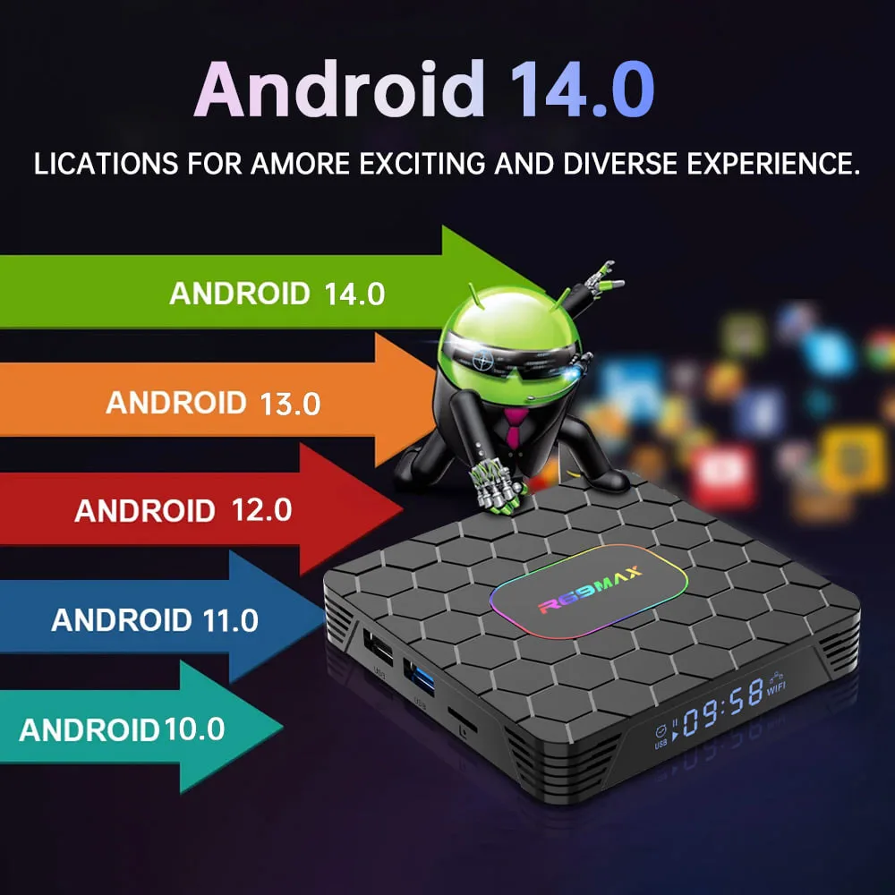 اندروید باکس مدل R69 Max 64 گ