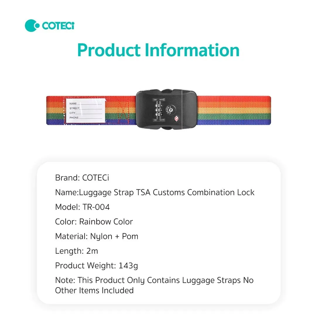 قفل چمدان کوتتسی مدل TR-004