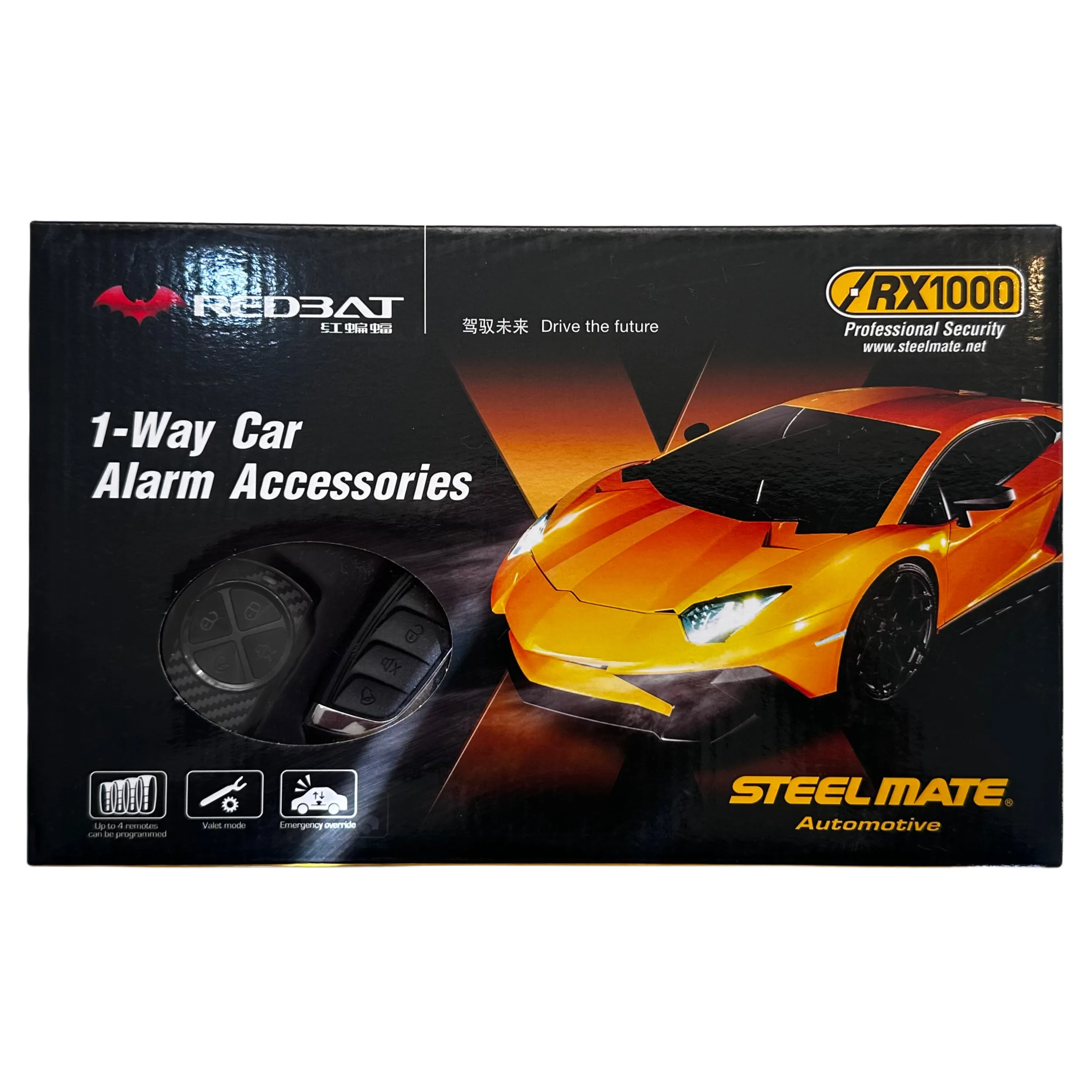 دزدگیر خودرو استیل میت مدل RX1000 کد REDBAT 007